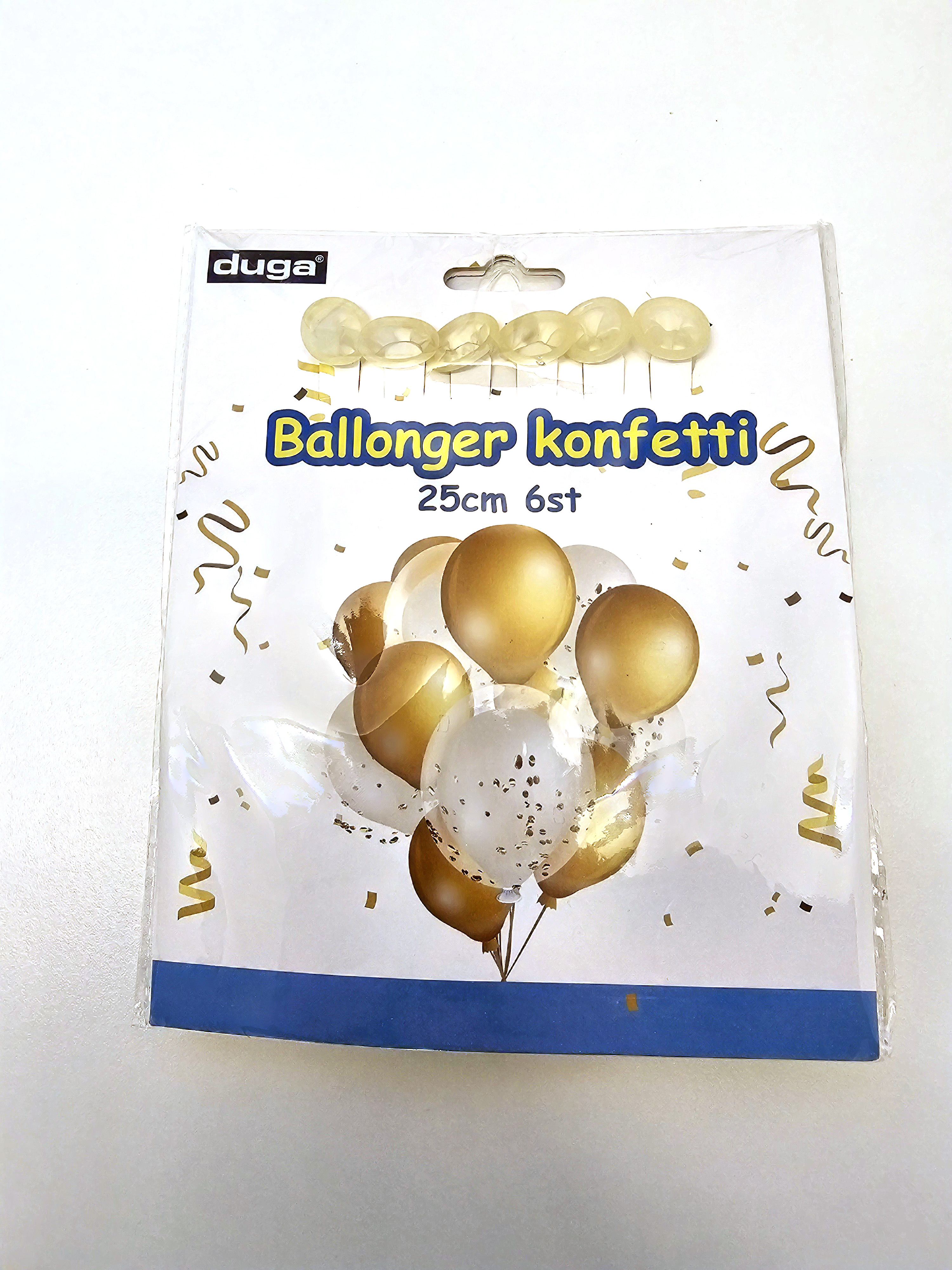 Ballonger Konfetti 6-p